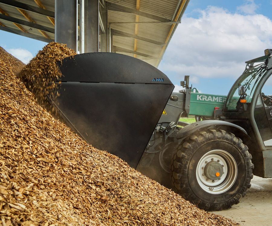 große Leichtgutschaufel für Lader