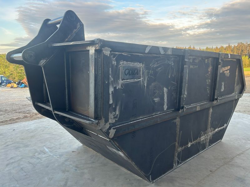 Sonderbau Metall Metallkontainer mit Baggeraufnahme von AMA