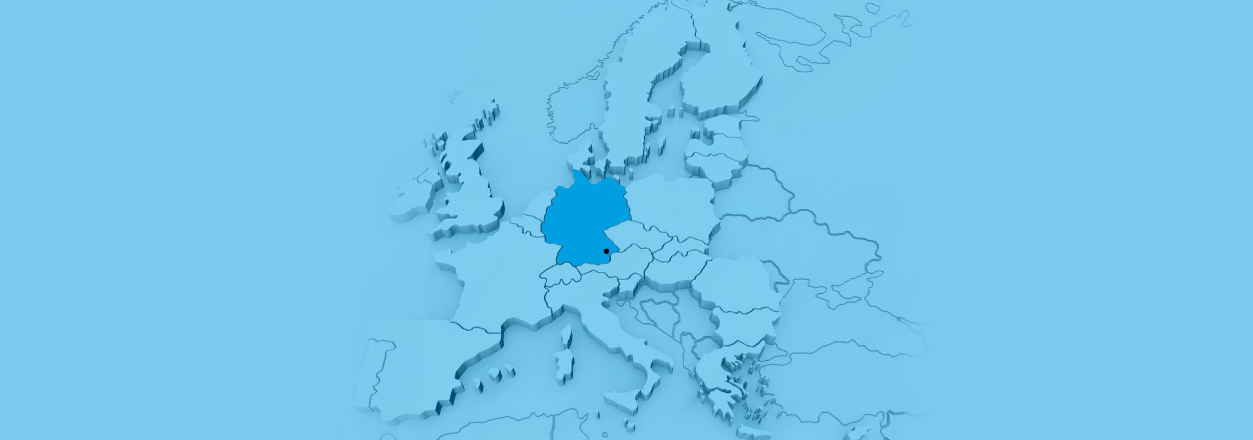 Europa-Karte zeigt Hauptsitz von AMA