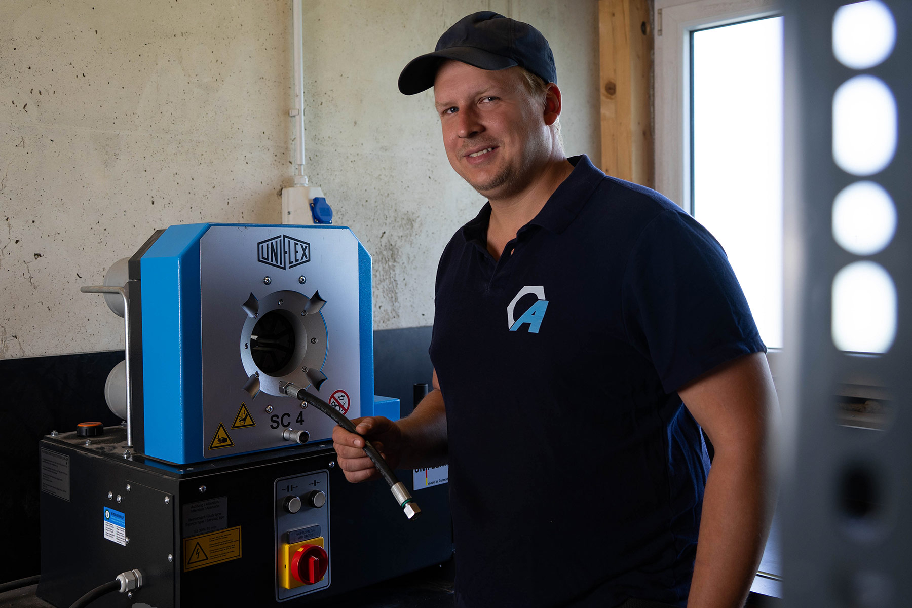 24/7 Service für Hydraulikschläuche