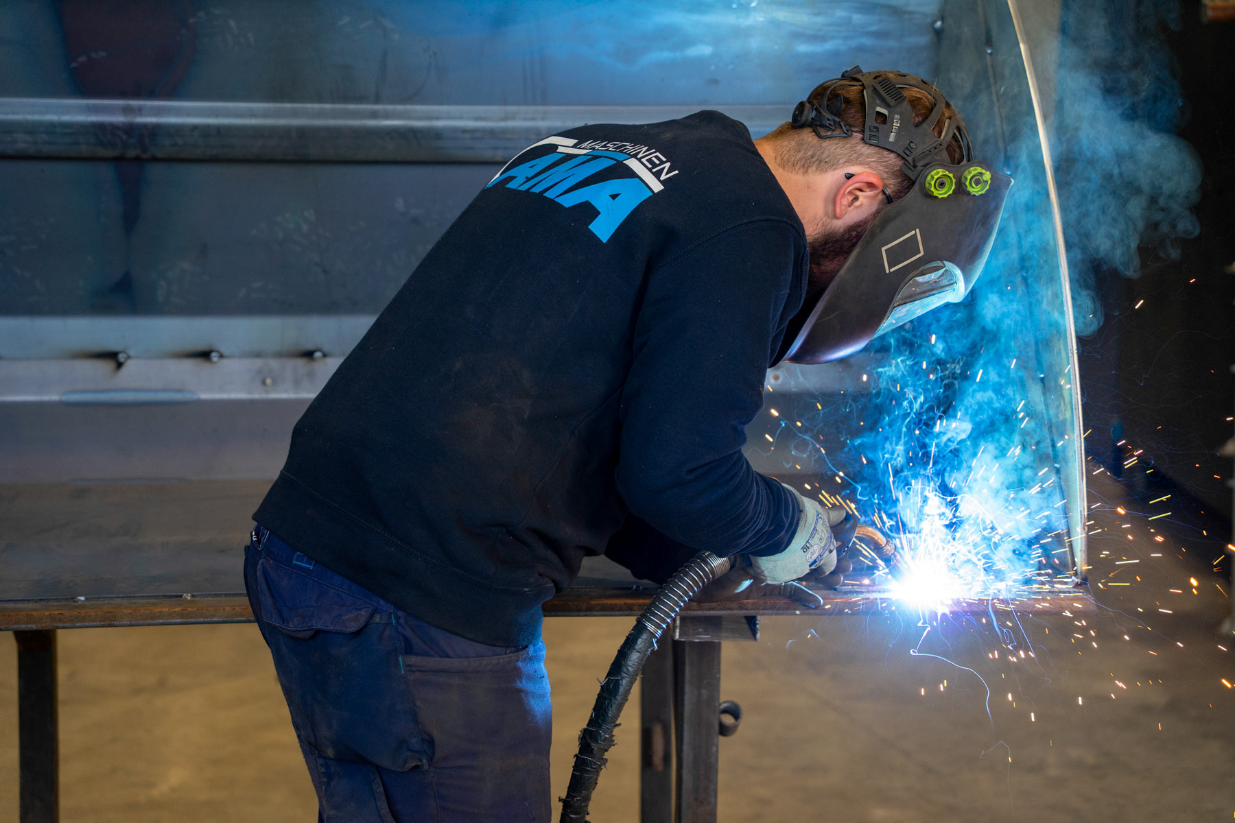 Metallbau in der AMA Werkstatt