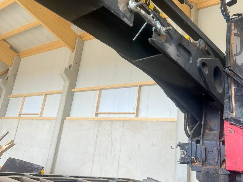 Maschinenreparatur Forstgeräte Harvester Schweißen von Arm