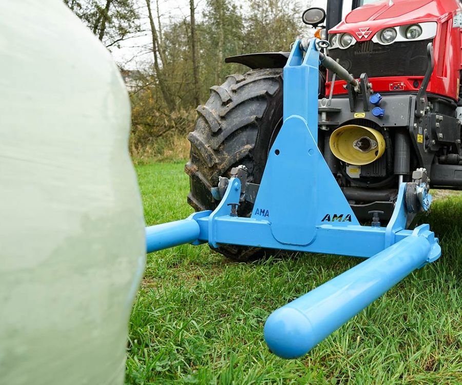mechanische Silageballengabel mit Dreipunktaufnahme