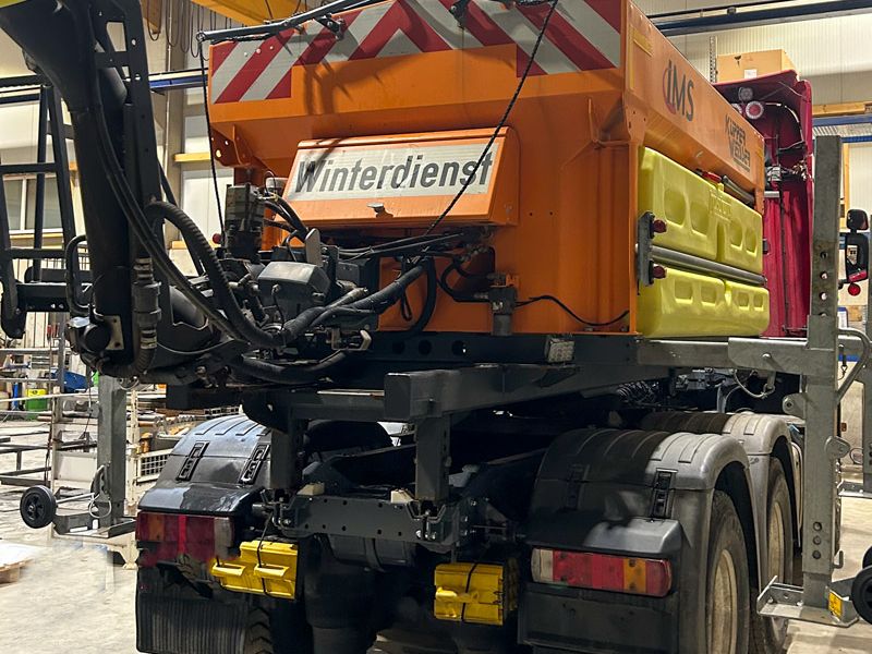 Reparatur von Maschinen und Winterdienst-Fahrzeugen vom Bauhof
